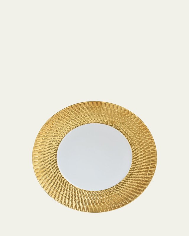 Twist Gold Dinner Plate, 10.6"